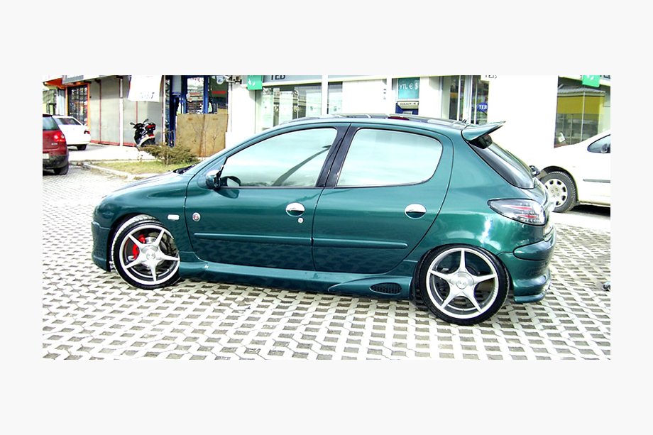 Peugeot 206 1998-2024 Side Skirts (primed for painting) Image