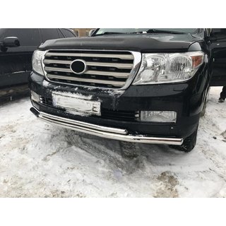 Front Bar ST014 (2007-2015 Stainless Steel) Toyota Land Cruiser 200 2007-2021 photo 1