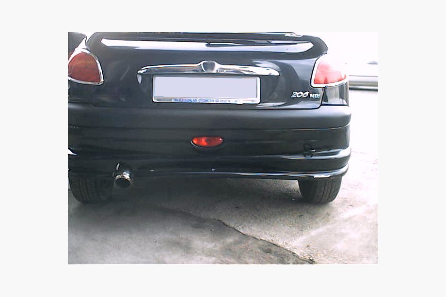 Peugeot 206 1998-2024 Rear lower trim (primed for painting) Photo 1