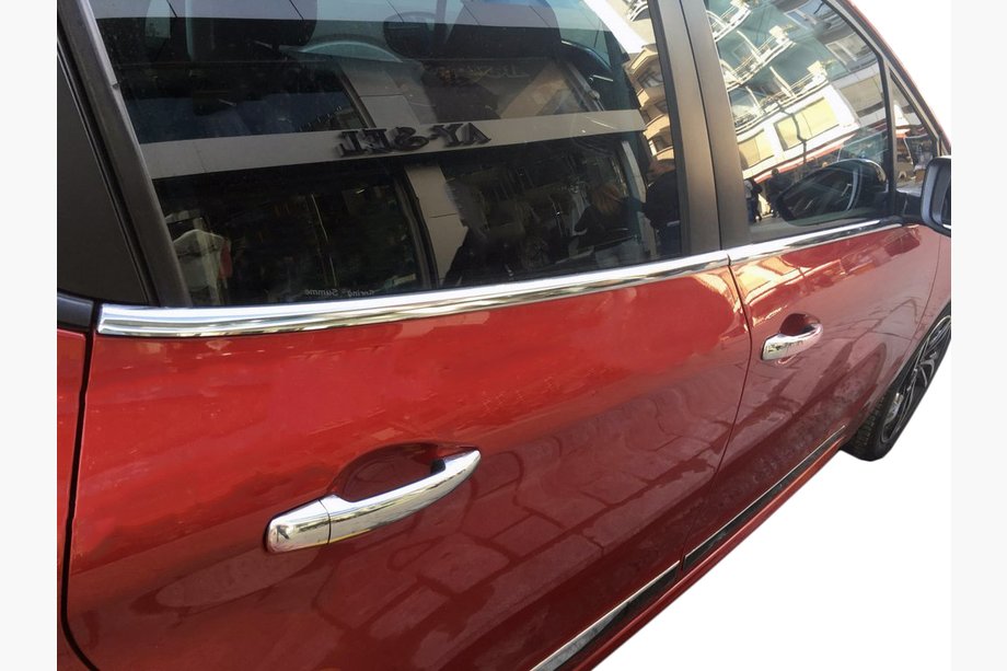 Peugeot 208 2012-2019 Window Trim Molding (4 pcs, Stainless Steel) Image