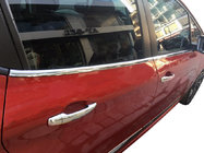 Peugeot 208 2012-2019 Window Trim Molding (4 pcs, Stainless Steel) photo 1