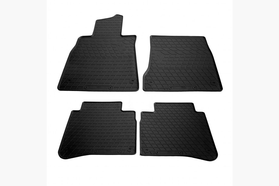 Mercedes S-class W222 2013-2022 Rubber Floor Mats LONG (4 pcs, Stingray Premium) Image