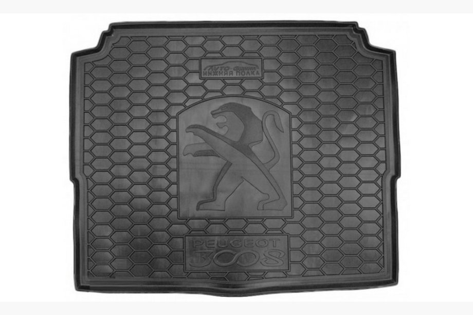 Peugeot 3008 2016-2023 Trunk mat lower shelf 2017+ (Autogumm, rubber) Image