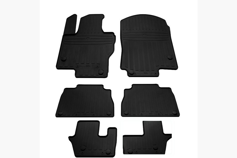 Mercedes GLS X167 2019- Rubber Floor Mats (6 pcs, Stingray Premium) Image