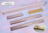 Peugeot 4008 2012-2017 Door Sill Protectors Natanika Standard (4 pcs, Stainless Steel) photo 1