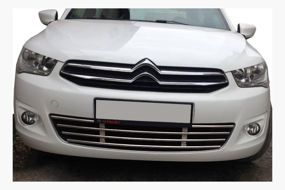 Citroen C-Elysee 2013-2022 Bumper Grille (Stainless Steel) Image