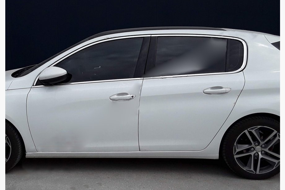Peugeot 308 2014-2021 Full Window Trim OmsaLine (10 pcs, Stainless Steel) Image