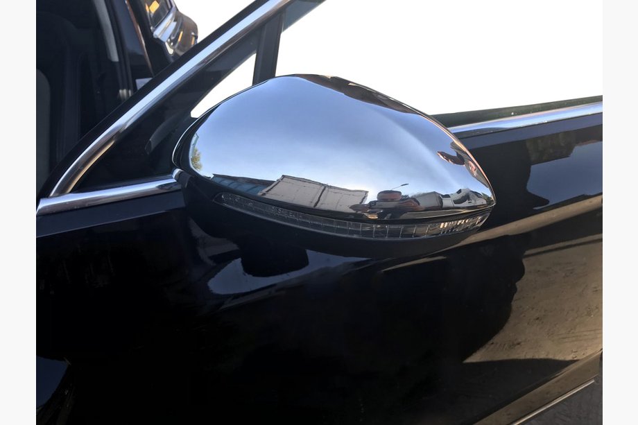 Volkswagen Passat B8 2015-2023 Mirror Covers EU (2 pcs, Stainless Steel) Carmos - Turkish Stainless Steel Image