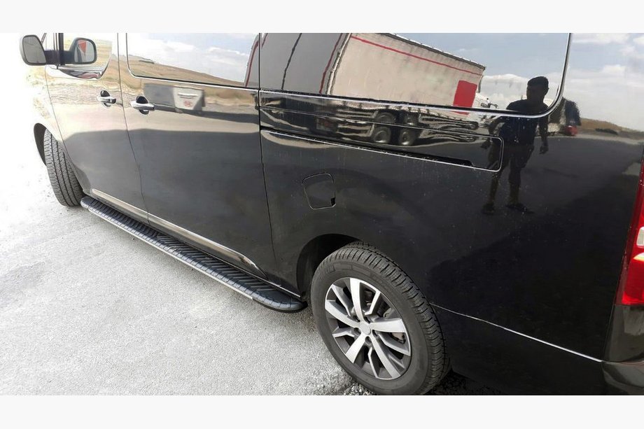Opel Vivaro 2019- Side Steps Bosphore Yeni (2 pcs, Aluminum) Image
