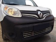 Renault Kangoo 2008–2020 One-piece stainless steel bumper grille photo 1