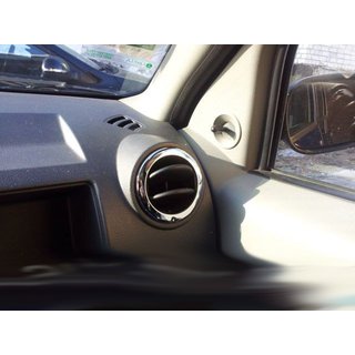 Interior Air Vent Trim (4 pcs, Stainless Steel) Dacia Duster 2008-2018 photo 3