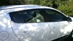 Renault Megane III 2009-2016 Window Lower Trim (HB, 6 pcs, Stainless Steel) photo 1