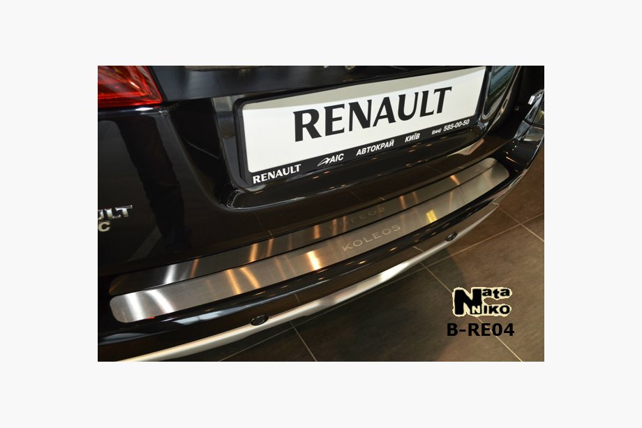 Renault Koleos 2008-2016 Rear Bumper Protector Nataniko (Stainless Steel) Image
