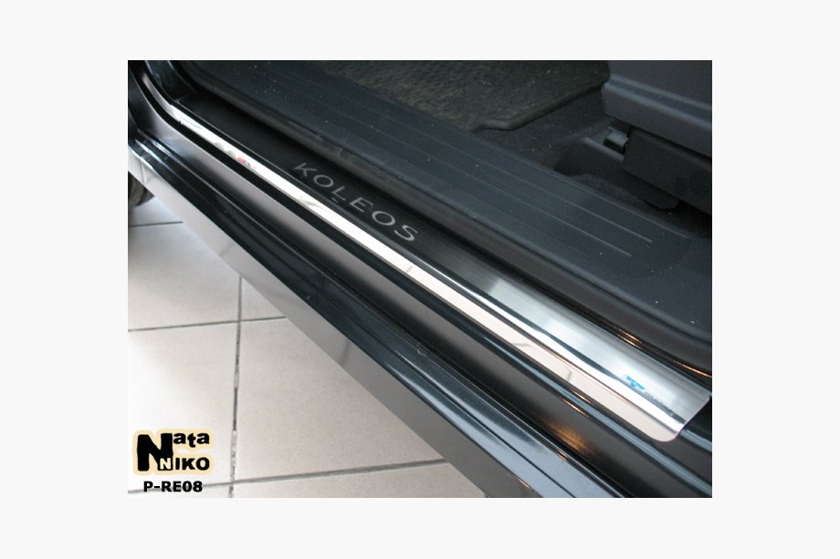 Renault Koleos 2008-2016 Door Sill Protectors Nataniko (4 pcs, Stainless Steel) Image