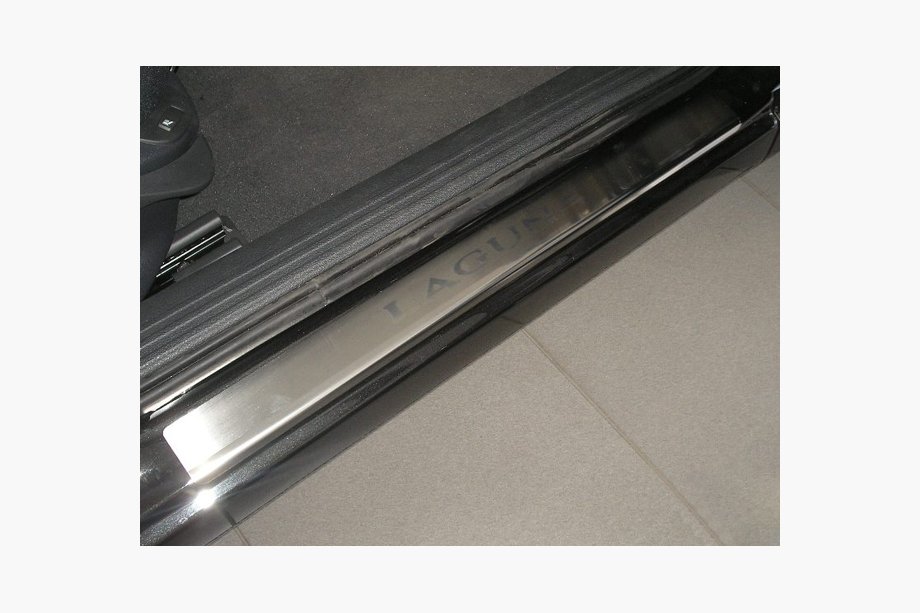 Renault Laguna 2001-2007 Door Sill Covers Nataniko (4 pcs, Stainless Steel) Premium - 3M Tape, 0.8 mm Image