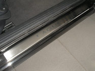 Renault Laguna 2001-2007 Door Sill Covers Nataniko (4 pcs, Stainless Steel) Premium - 3M Tape, 0.8 mm photo 1