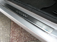 Renault Logan I 2005-2008 Door Sill Covers Nataniko (4 pcs, Stainless Steel) photo 1
