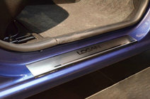 Renault Logan II 2013-2022 Door Sill Covers Nataniko (4 pcs, Stainless Steel) photo 1