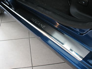 Renault Megane III 2009-2016 Door Sill Covers Nataniko (4 pcs, Stainless Steel) Premium - 3M Tape, 0.8 mm photo 1