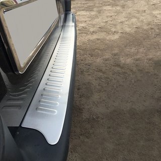 Rear Bumper Protector Matte (Omsa, Stainless Steel) photo 1