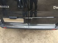 Renault Trafic 2001–2015 Rear bumper protector stainless steel (OMSA) photo 2
