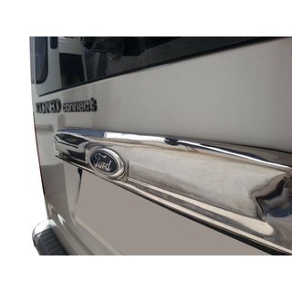 Chrome trim above license plate (fits on original, stainless steel) photo 1