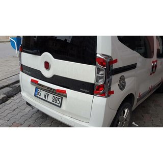 Chrome Tail Light Covers with Curve (2 pcs, plastic) photo 4