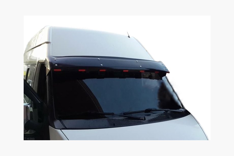 Ford Transit 2000–2014 Windshield visor (black gloss, 5mm) Image