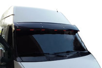 Ford Transit 2000–2014 Windshield visor (black gloss, 5mm) photo 1