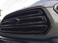 Ford Transit 2014- Chrome Grille Covers (2014-2018, 3 pcs, Stainless Steel) photo 4
