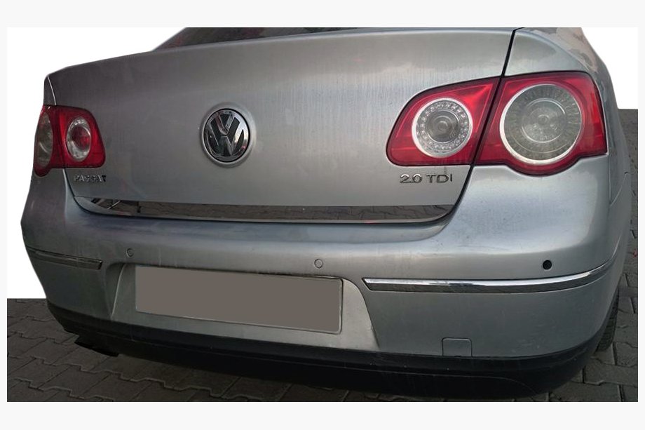 Volkswagen Passat B6 2006-2012 Trunk trim stainless steel Image