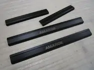 Volkswagen Amarok 2010-2022 Door Sill Covers Nataniko (4 pcs, Stainless Steel) Premium - 3M Tape, 0.8mm photo 2