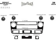 Renault Master 1998-2010 Dashboard Trim Covers (2004-2010) photo 5