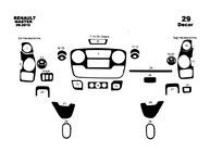 Renault Master 2011-2023 Dashboard Trim Covers (full set) photo 2