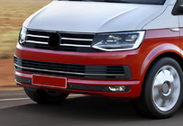 Volkswagen T6 2015-2024 Bumper Grille Trim Covers 2015-2019 (3 pcs, stainless steel) photo 1