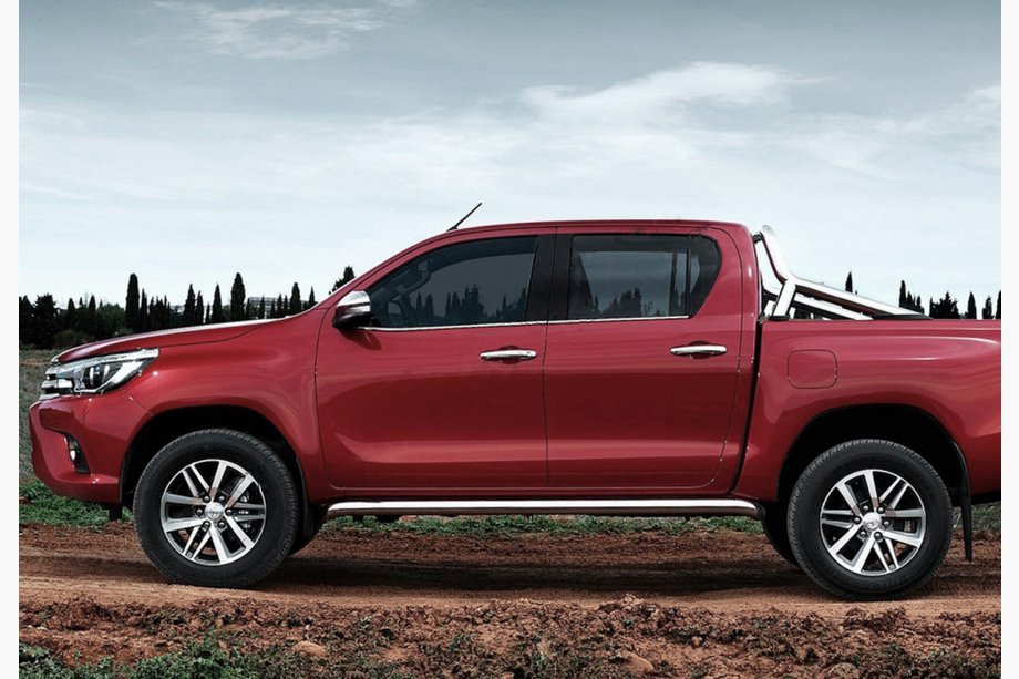 Toyota Hilux 2015- Window Trim Stainless Steel (4 pcs) Image