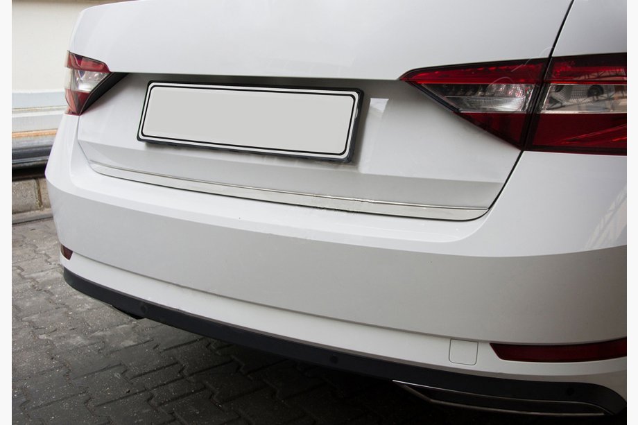 Skoda Superb 2015-2024 Trunk trim (SD, stainless steel) Image