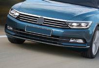 Volkswagen Passat B8 2015-2023 Stainless Steel Front Bumper Protectors (2015-2018, 3 pcs) photo 6