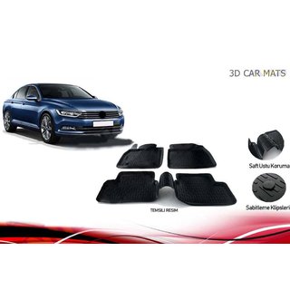Rubber Floor Mats (4 pcs, Niken 3D)