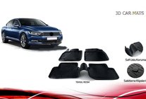 Volkswagen Passat B8 2015-2023 Rubber Floor Mats (4 pcs, Niken 3D) photo 1
