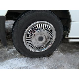 Stainless Steel Wheel Covers Star (1-ring, Set of 4) Volkswagen Crafter 2006-2016 photo 2