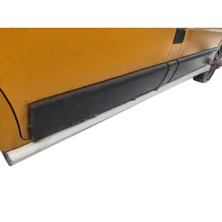 Plastic side skirts (short wheelbase, 2 pcs, primed) Nissan Primastar 2002-2014 photo 1