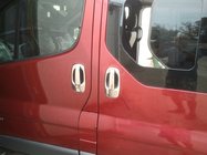 Opel Vivaro 2001–2015 Door handle trims (4 pcs, stainless steel) photo 2