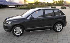 Volkswagen Touareg 2010-2018 Side Steps RedLine V1 (2 pcs, Aluminum) photo 2