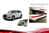 Audi Q7 2005-2015 Exhaust Tips (2 pcs) photo 2