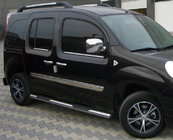 Renault Kangoo 2008–2020 Side Bars BB002 (2 pcs, Stainless Steel) 60 mm, short wheelbase photo 1