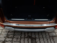 Range Rover IV L405 2013-2021 Rear bumper protector with lip Natanika (stainless steel) photo 1
