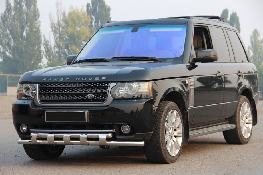 Range Rover III L322 2002-2012 Front Bar ST015 (Stainless Steel) Image