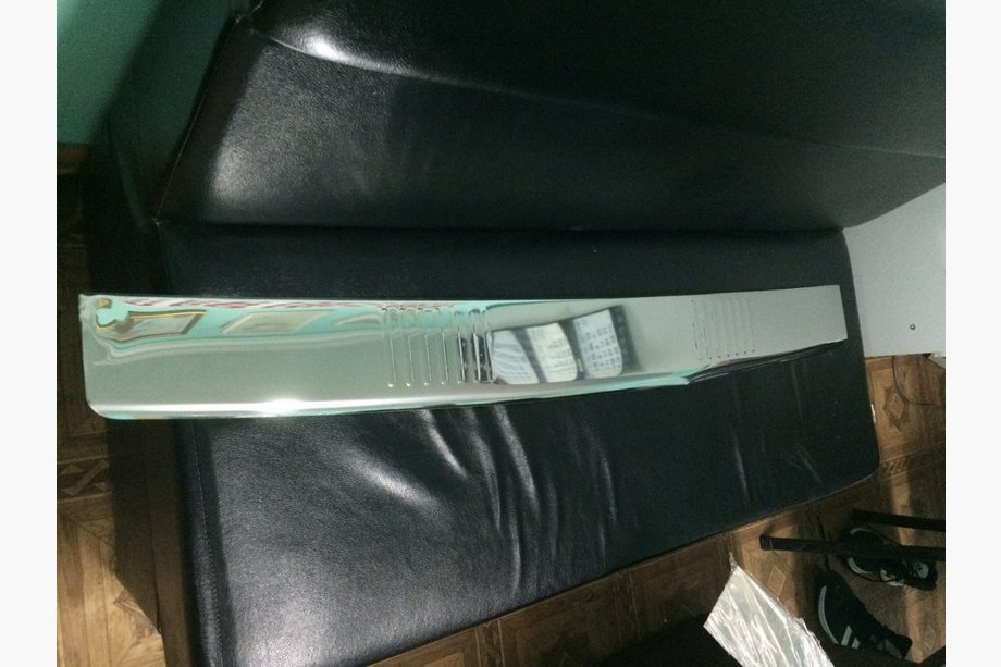 Volkswagen T4 Caravelle/Multivan 1990–2003 Clearance !!! Stainless Steel Rear Bumper Protector Image