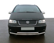 Volkswagen Sharan 1995-2010 Front Double Bull Bar ST014 (Stainless Steel) photo 1